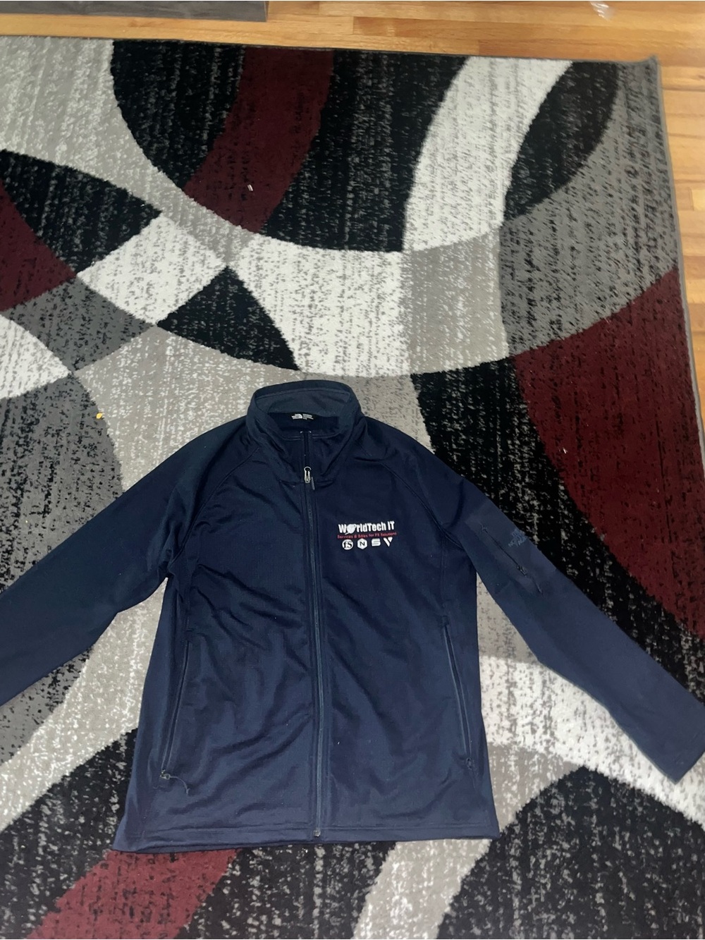 The North Face Men's Navy Full-Zip Tech Jacket